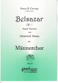 Belsazar, Op.1